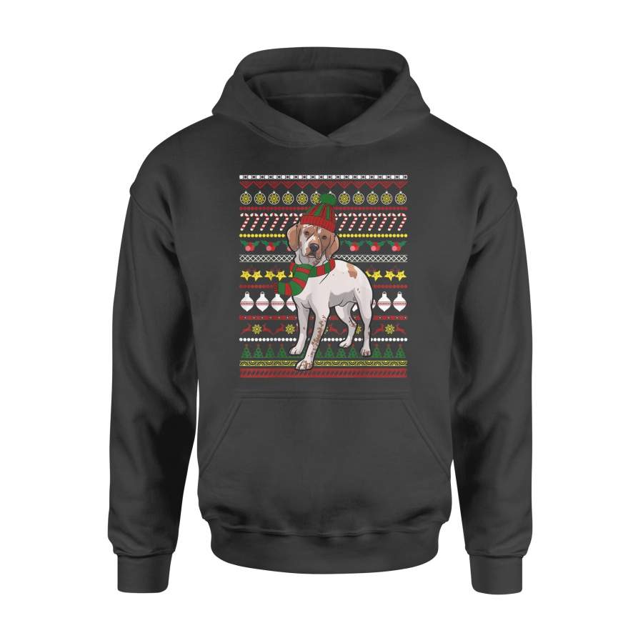 Brittany Santa Claus Ugly Sweater Dog Gift T Shirt – Standard Hoodie