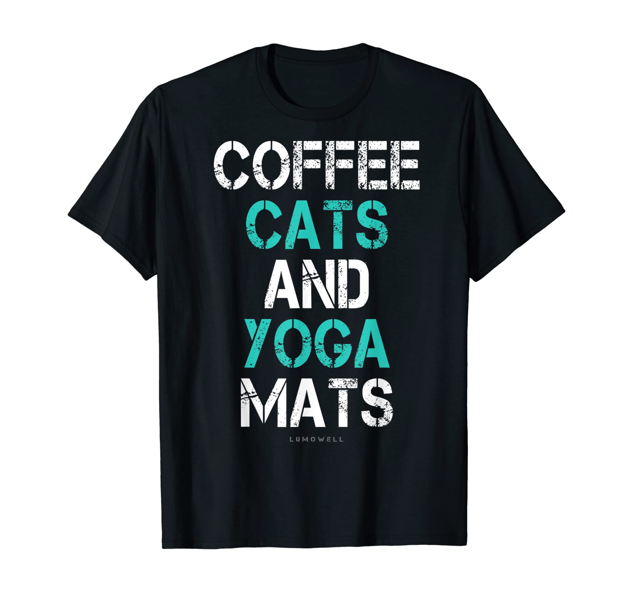 Funny Yoga T Shirts: Coffee Cats and Yoga Mats