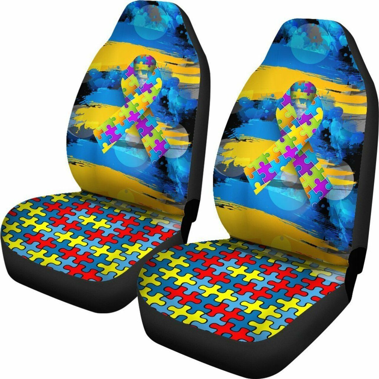 Autism Awareness Universal Fit Car Seat Covers