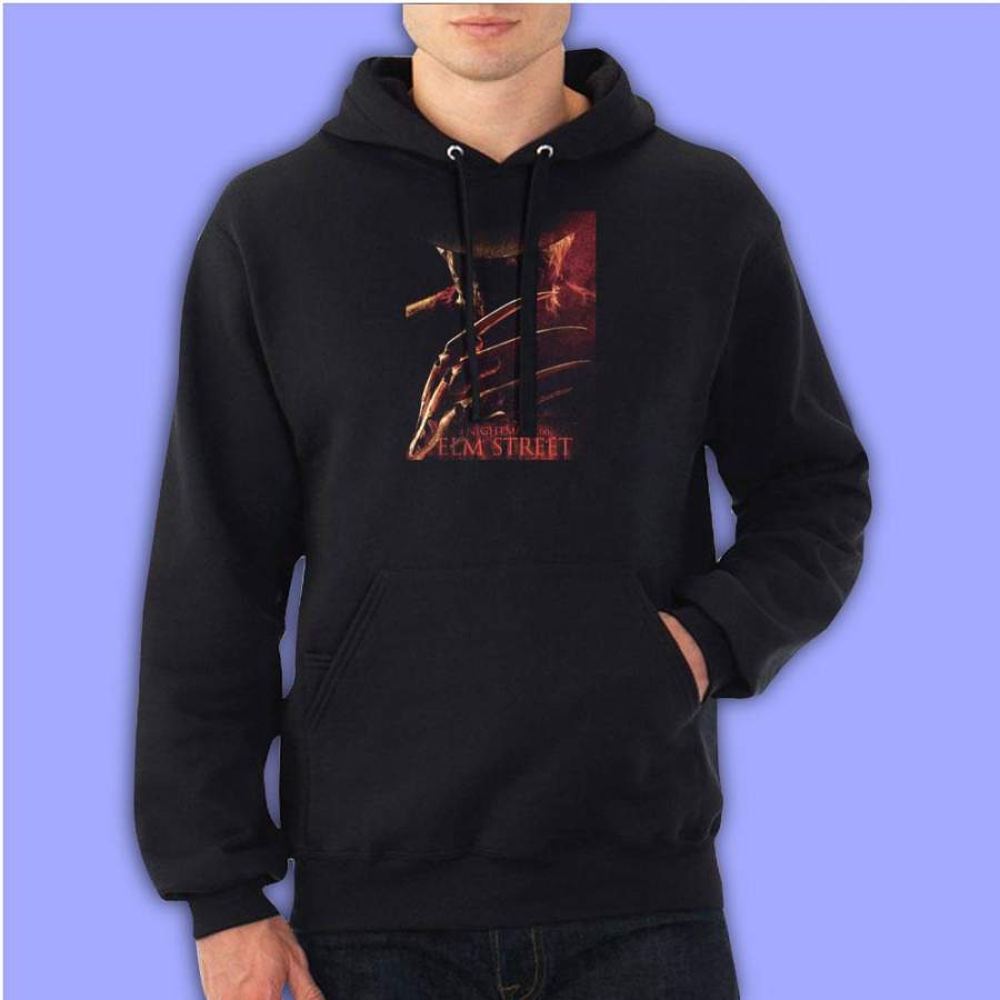 A Nightmare On Elm Street Poster Movie Freddy Krueger Men’S Hoodie