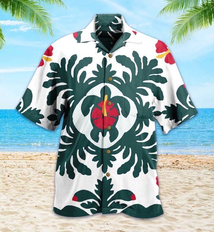 Turtle Hawaii Green Hawaii Shirt Ha22469