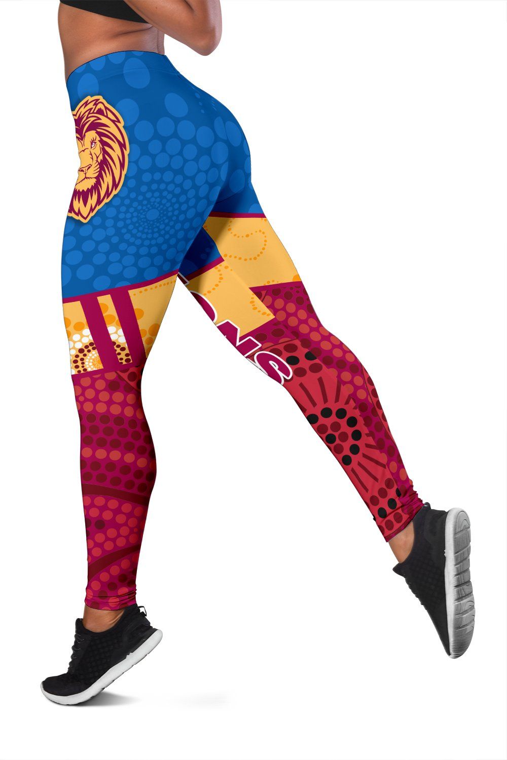 Brisbane Indigenous Women Leggings Proud Lions K13