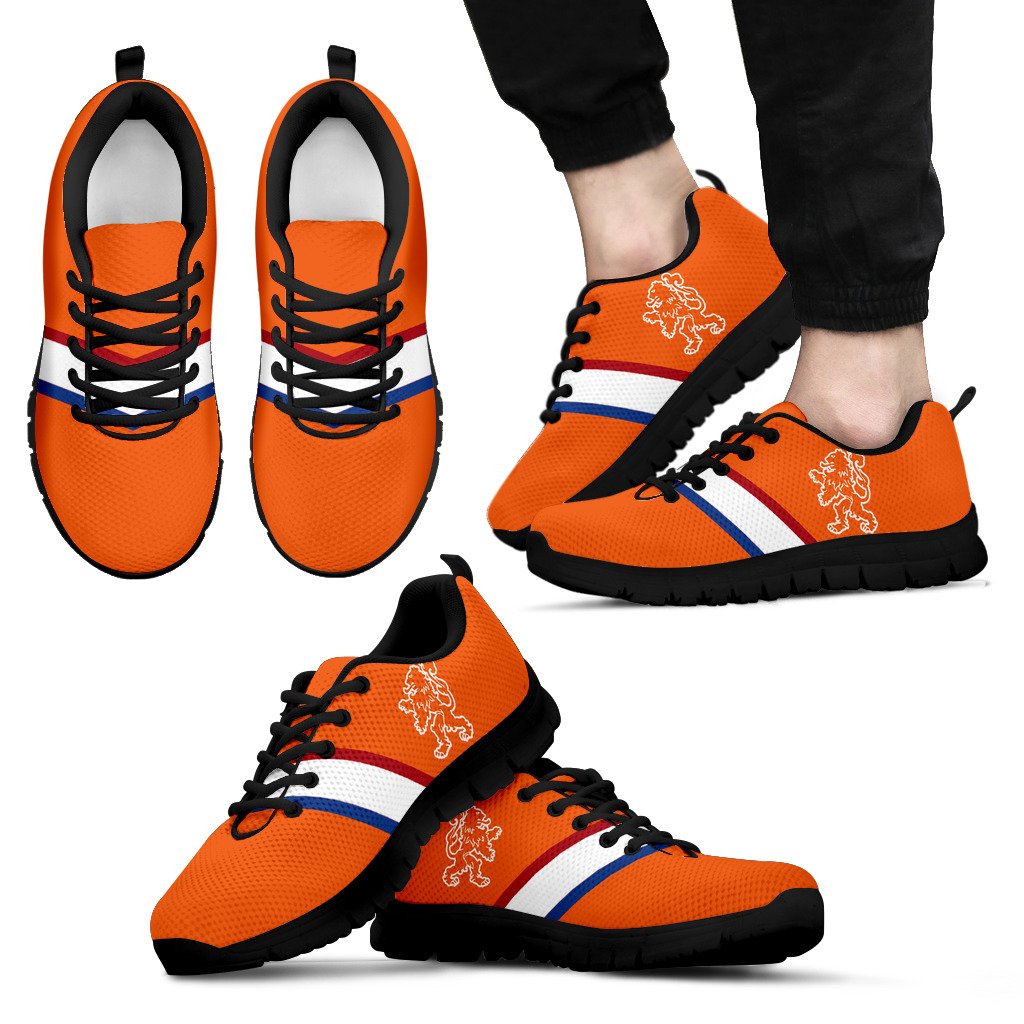 The Netherlands Flag And Lion Sneakers H1