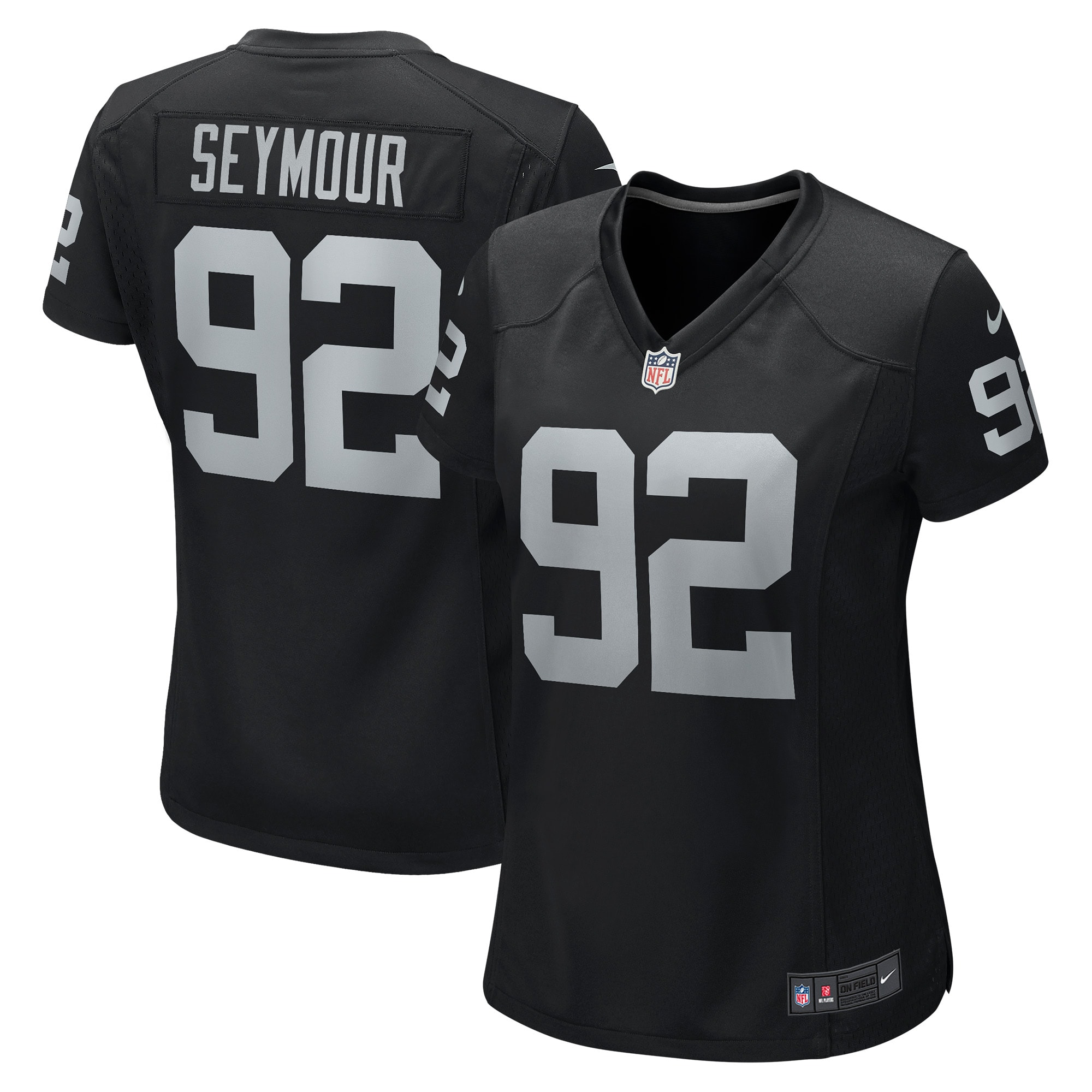 Richard Seymour Las Vegas Raiders Women's Retired Player Game Jersey – Black