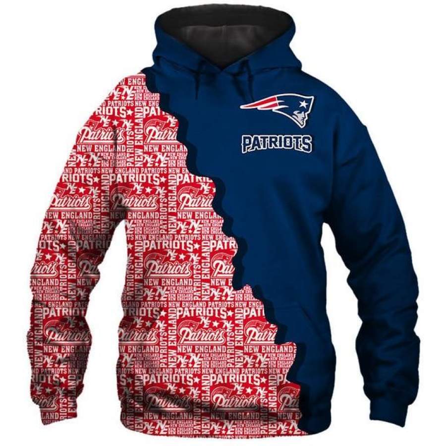 New England Patriots Saints Cool 3D Hoodie