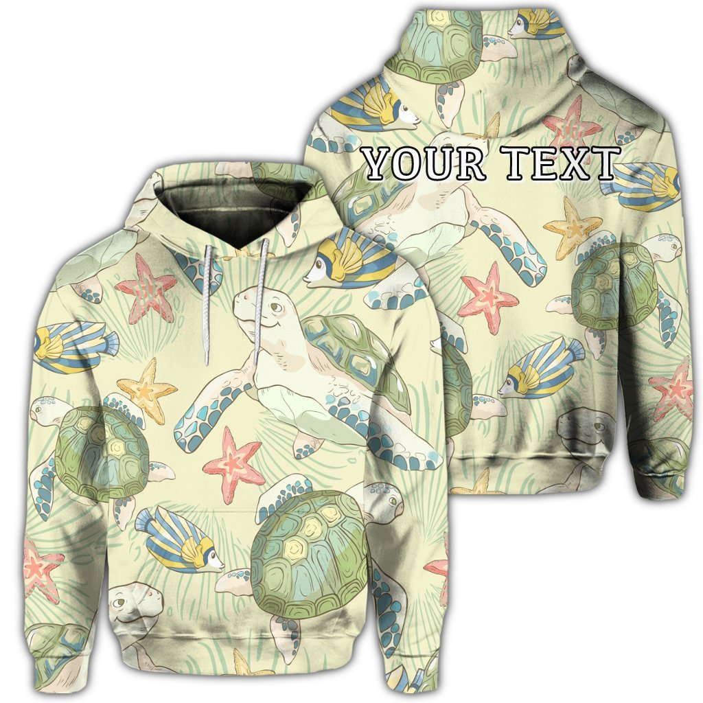 (Personalised) Hawaiian World Animals In Sea Hoodie – AH – JR