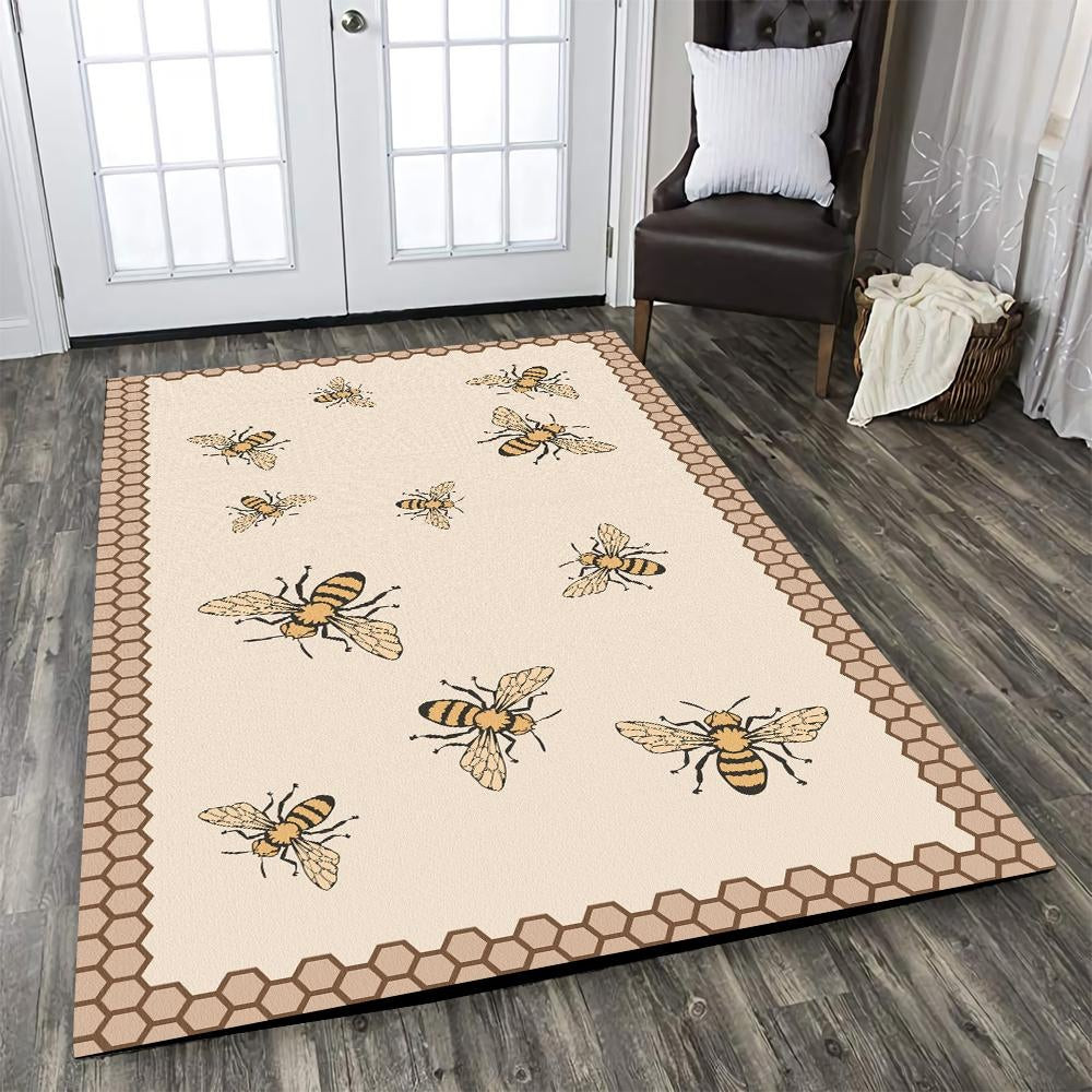 Wonderful Bee Carpet Rug – Cute Animal Door Mats Funny Rug Gift Floor Decorate