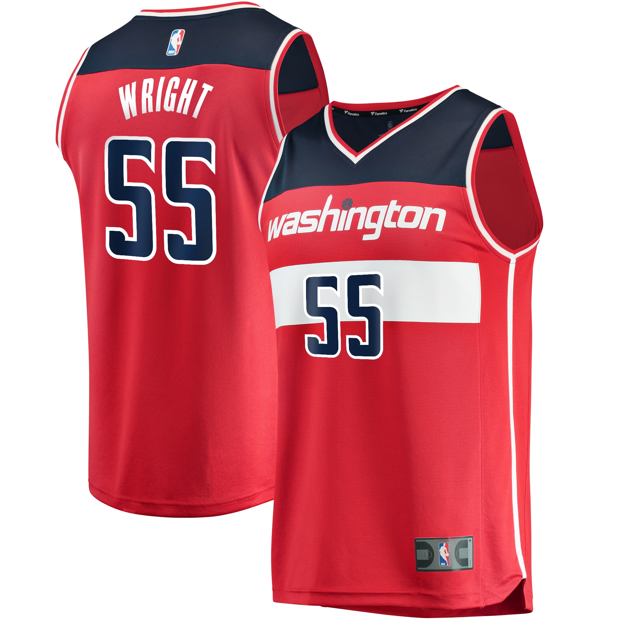 Delon Wright Washington Wizards Fast Break Jersey – Icon Edition – Red