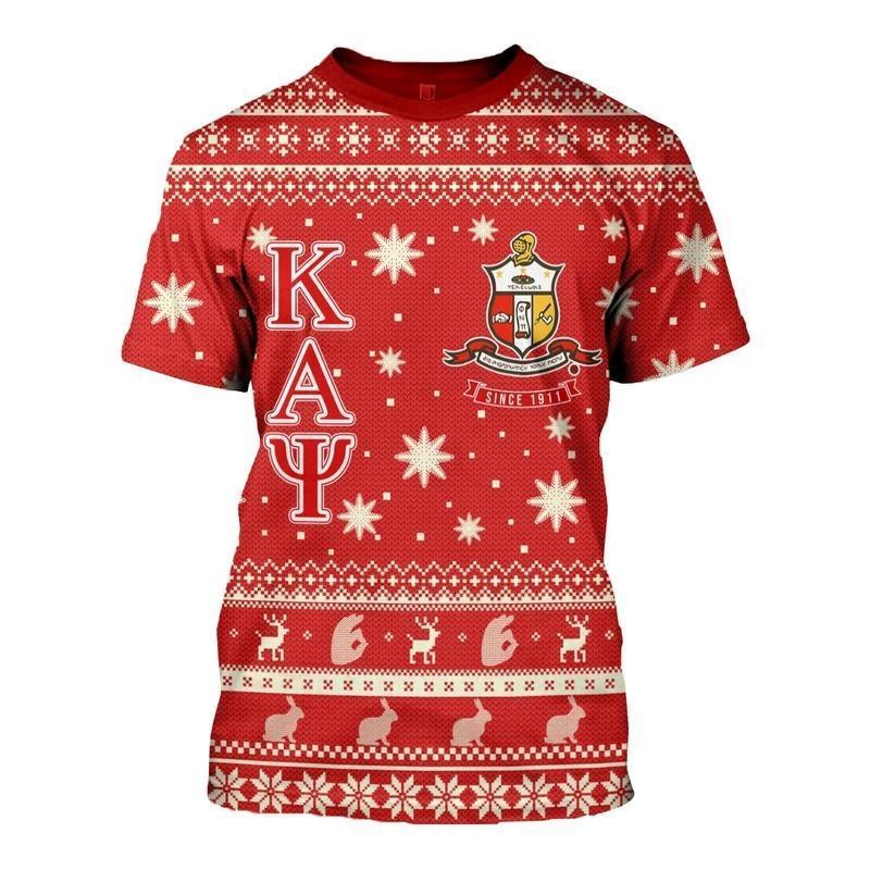 Greek Life T-Shirt – Christmas Kappa Alpha Psi 1911 Fraternity Inc Pareeshy T-Shirt