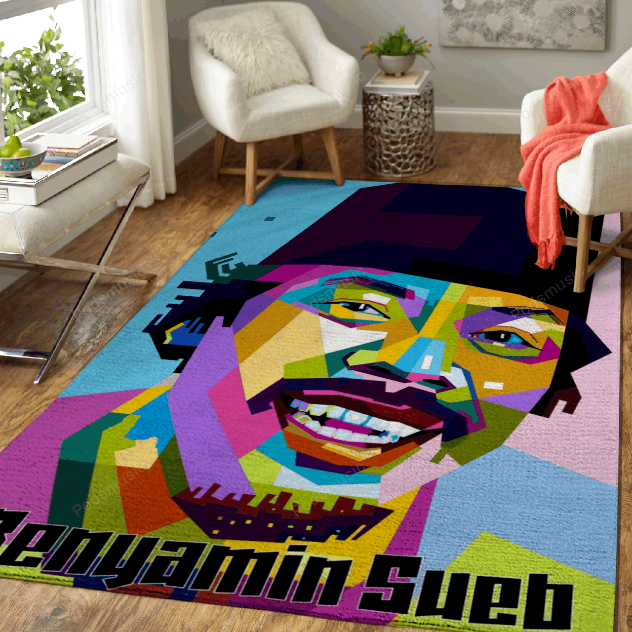 benyamin sueb – Music Artwork Art For Fans Area Rug Carpet