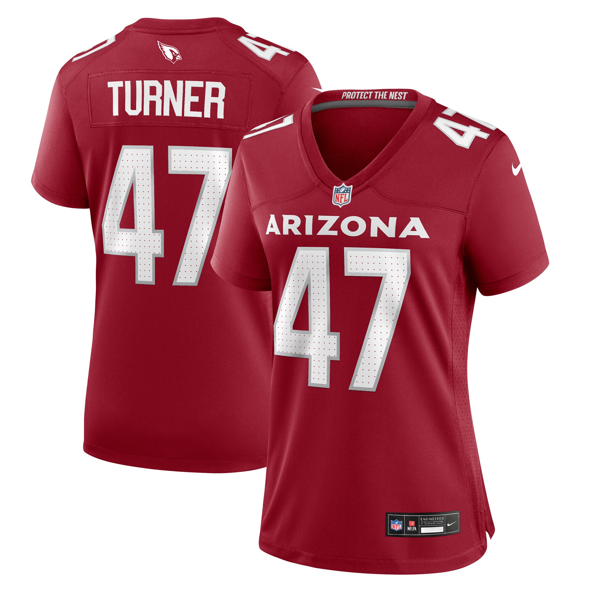 Women’s Arizona Cardinals Ezekiel Turner  Cardinal Team Game Jersey