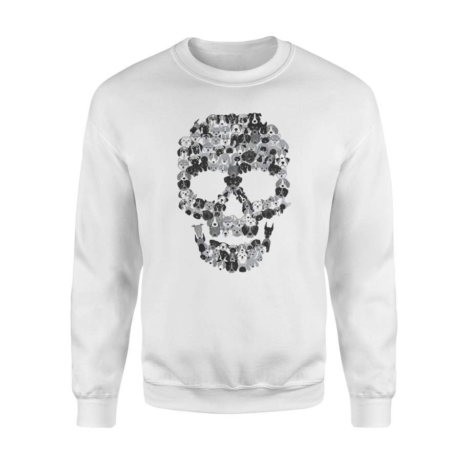 Dog Skull Creepy Puppy Skeleton Men Women Kids Sweatshirt