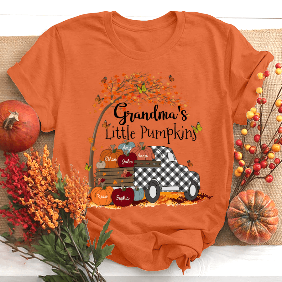 Grandma’S Little Pumpkins Shirt