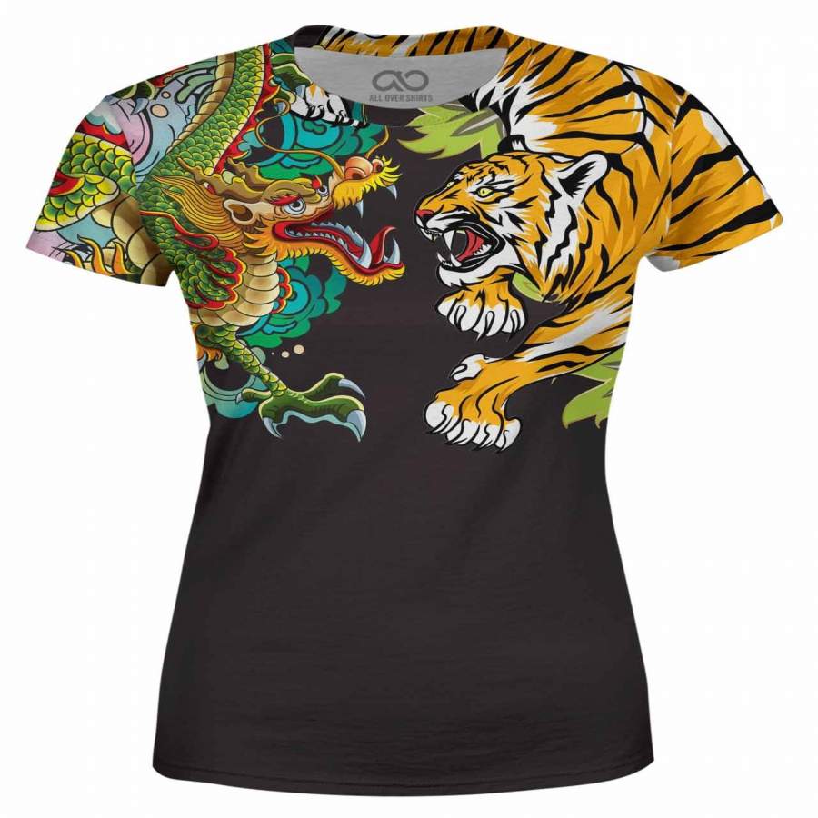 Tiger vs Dragon Women’s T-shirt