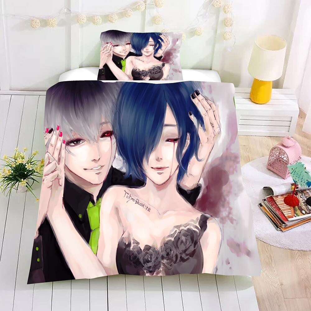 Sexy Girls Bedding Set 2/3 Piece Anime Girl Cover Single Double Queen King Size Bed Cover 3D Print Bedspread Duvet Covers Shirttrend