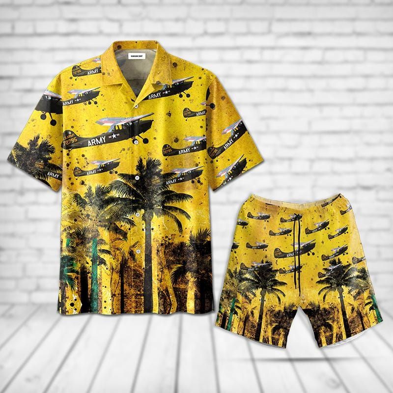 Us Army Cessna Bird Hawaii Shirts Or Beach Shorts Dh Ha94066