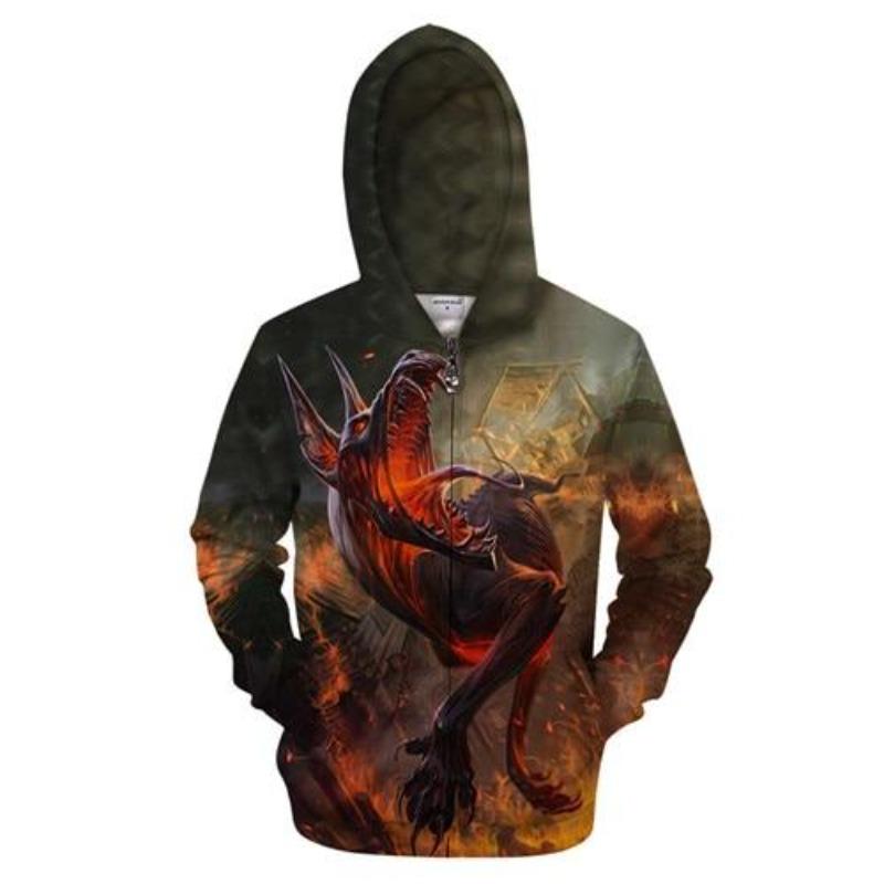 Eternal Fire Zip-up Hoodie