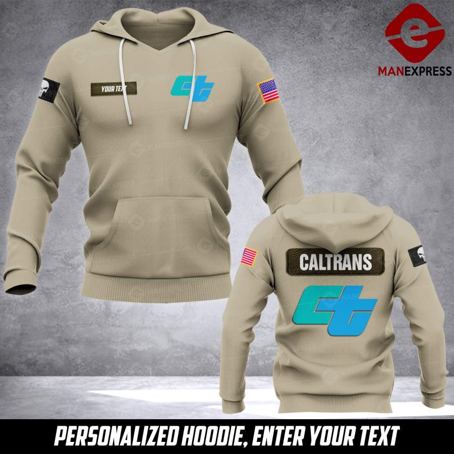 CalTrans Officer – California Department of Transportation Customized 3D printed hoodie Austria NQA