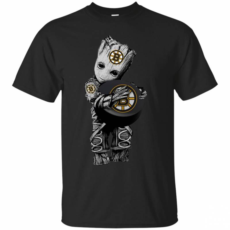 Boston Bruins Guardians Of The Galaxy Groot Hockey T-shirts