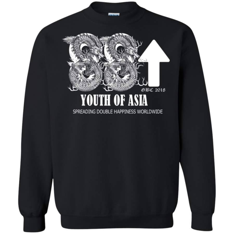 AGR 88 Rising Dragon Youth Asia Crewneck Pullover Sweatshirt