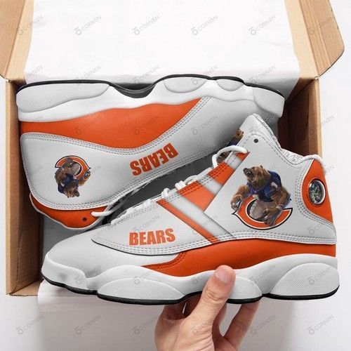 Chicago Bears Air Jordan 13 Sneakers Shoes Design