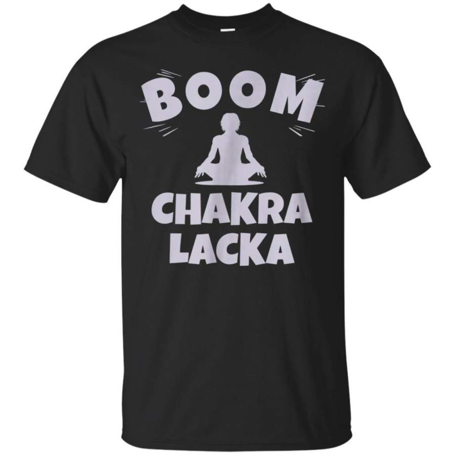 AGR Funny Tshirt Boom Chakra Lacka Gift For Yoga Lovers Jaq T-shirt