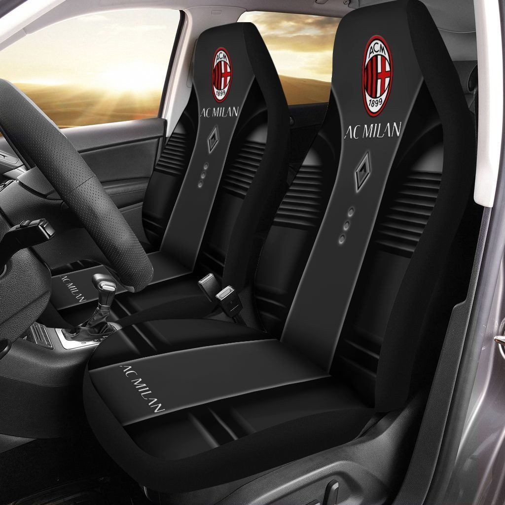 Ac Milan Car Seat Cover Ver 2 (Set Of 2)