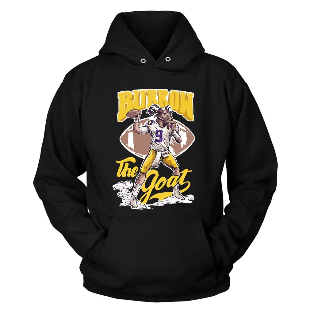 Tigers Joe Burrow The Goat Game Day Unisex Hoodie