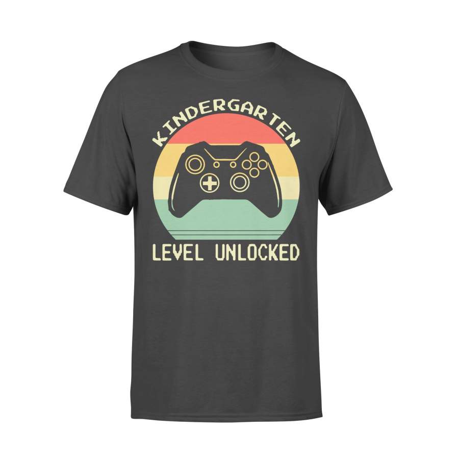 Kindergarten Level Unlocked Video Game Vintage  T-shirt