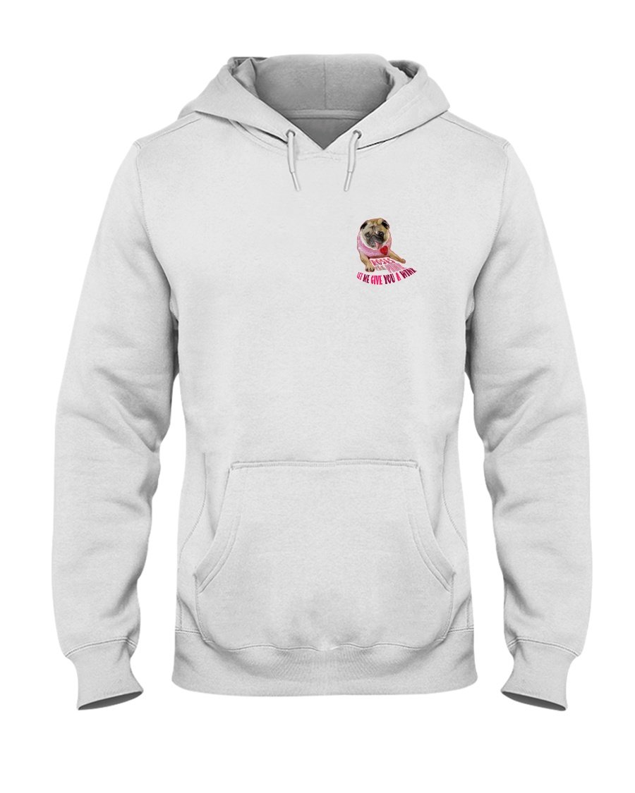Rosie Pug – Roses Are Pink, Let Me Give You A Wink Hoodie
