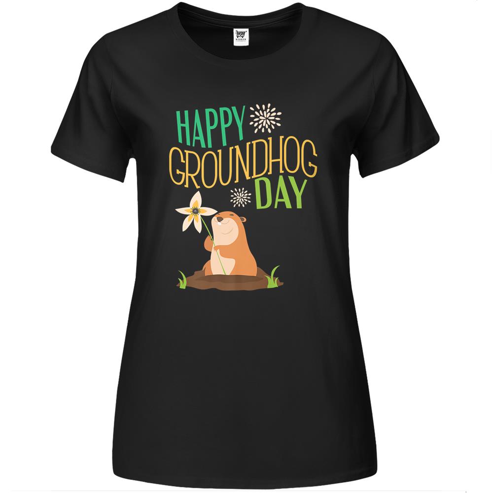 Happy Groundhog Day Ground Hog 2021 Premium Womens Tshirts