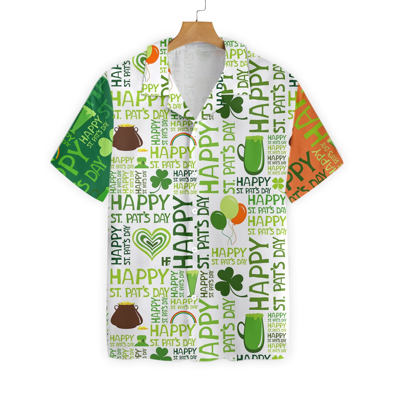 Happy Saint Day Irish Ireland 1401 Hawaii Shirt Ha16726