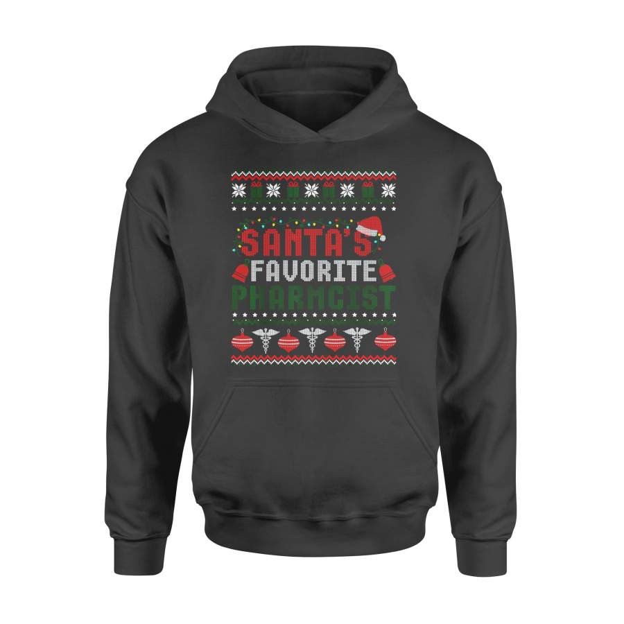Christmas gift idea Santas Favorite Pharmacist T-Shirt – Standard Hoodie