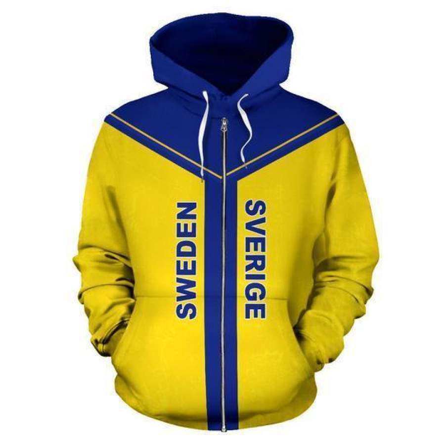 Sweden Rising Pullover Hoodie ZIPNNK 020