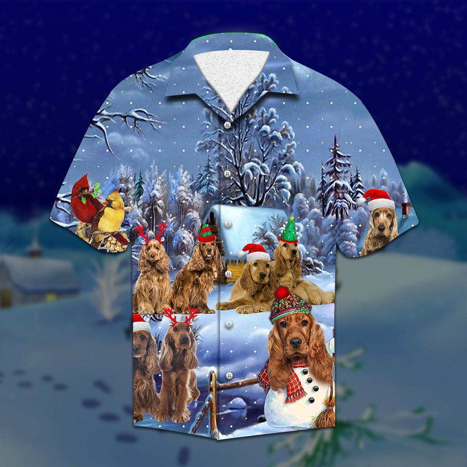 Spaniel Christmas Hawaii Shirt For Men Women Ha79454