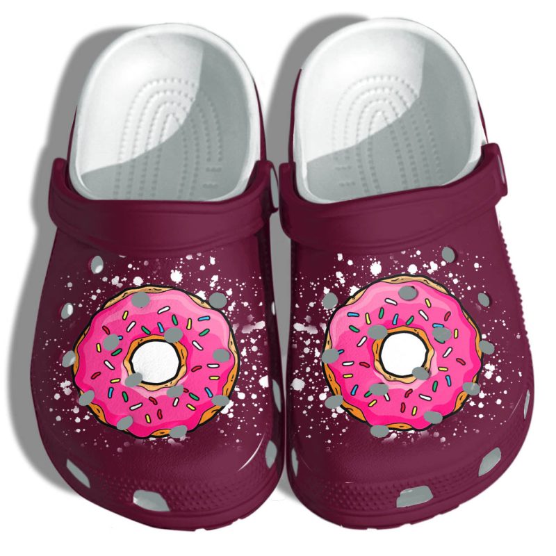 Donut Cake Cute Funny Shoes – Doughnuts clog Gifts For Girls