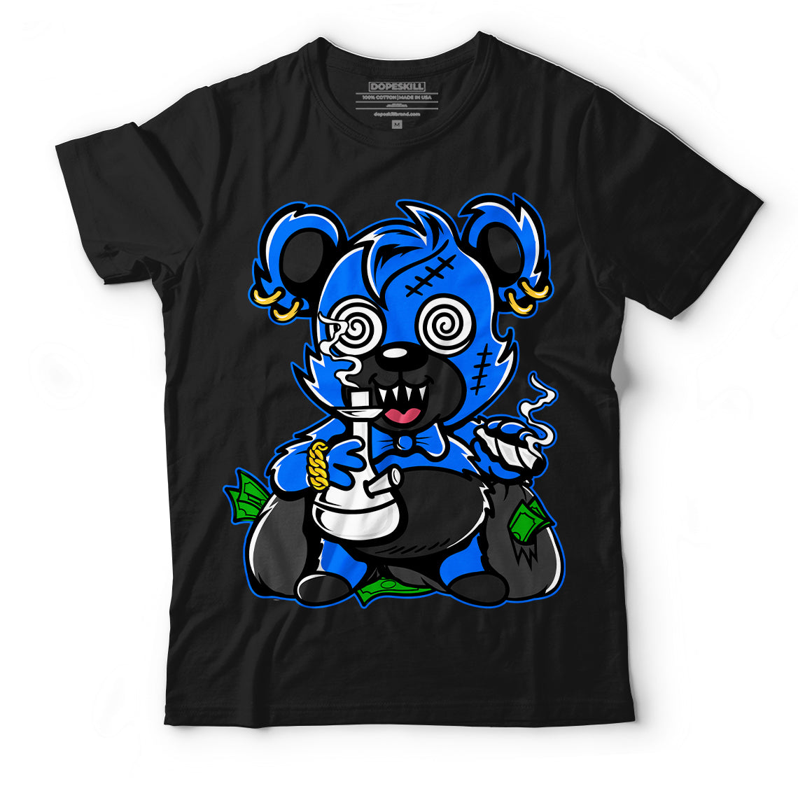 Yz 350 Boost V2 Dazzling Blue Dopeskill T-Shirt Bad Bear Graphic