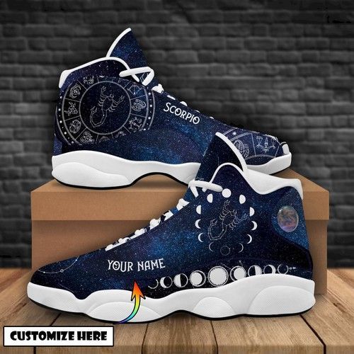 Scorpio Zodiac Air Jordan 13 Personalized Tennis Idea Shoes Sport Sneakers