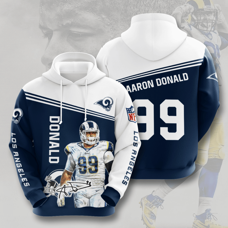 Aaron Donald Los Angeles Rams Los Angeles Rams 13 Unisex 3D Hoodie Gift For Fans