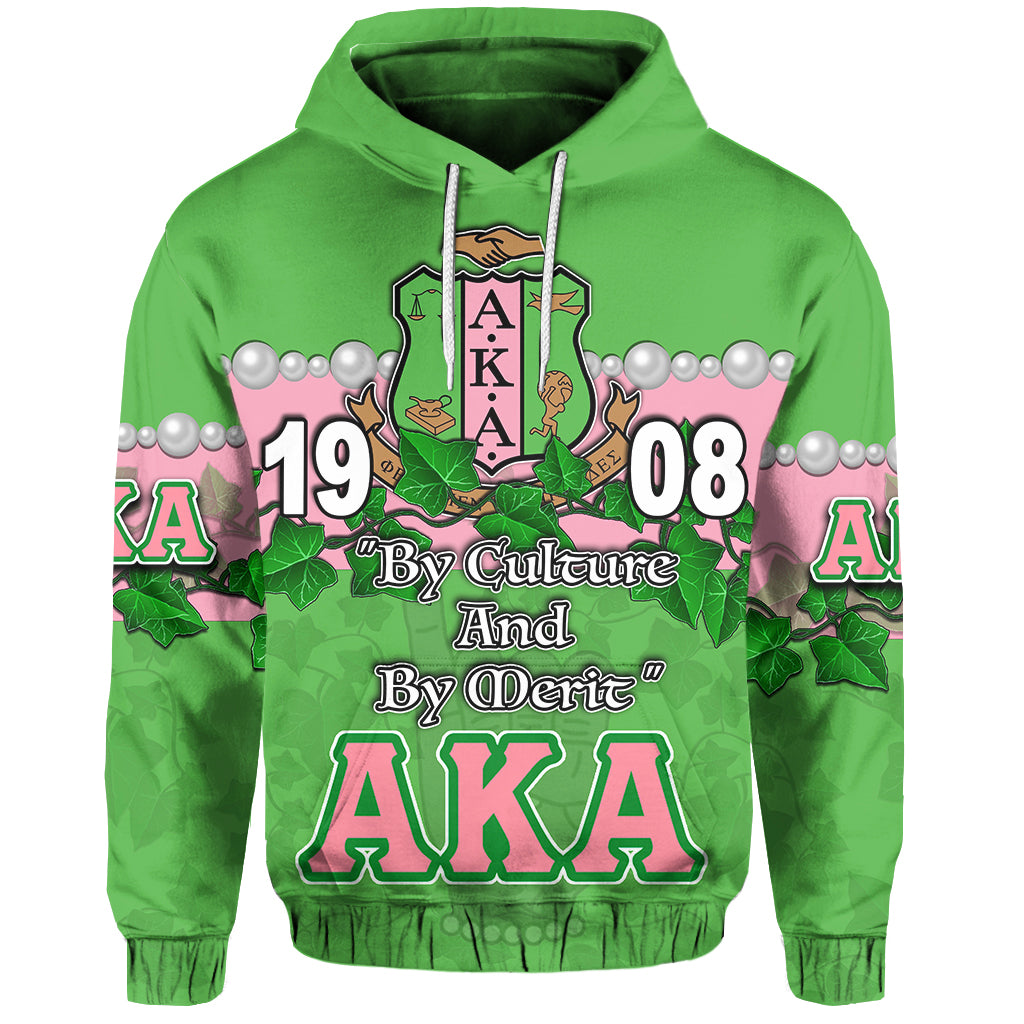 Alpha Kappa Alpha Hoodie Ivy Leaf Lt6