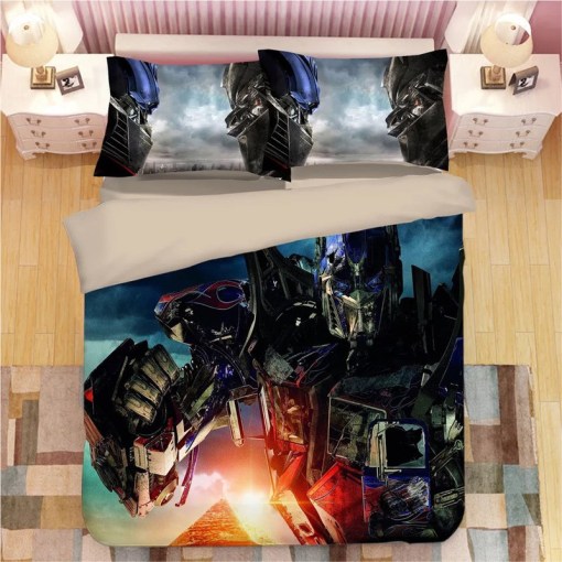 Transformers Optimus Prime 7 Duvet Cover Pillowcase Home Decor 3D Bedding Set 55