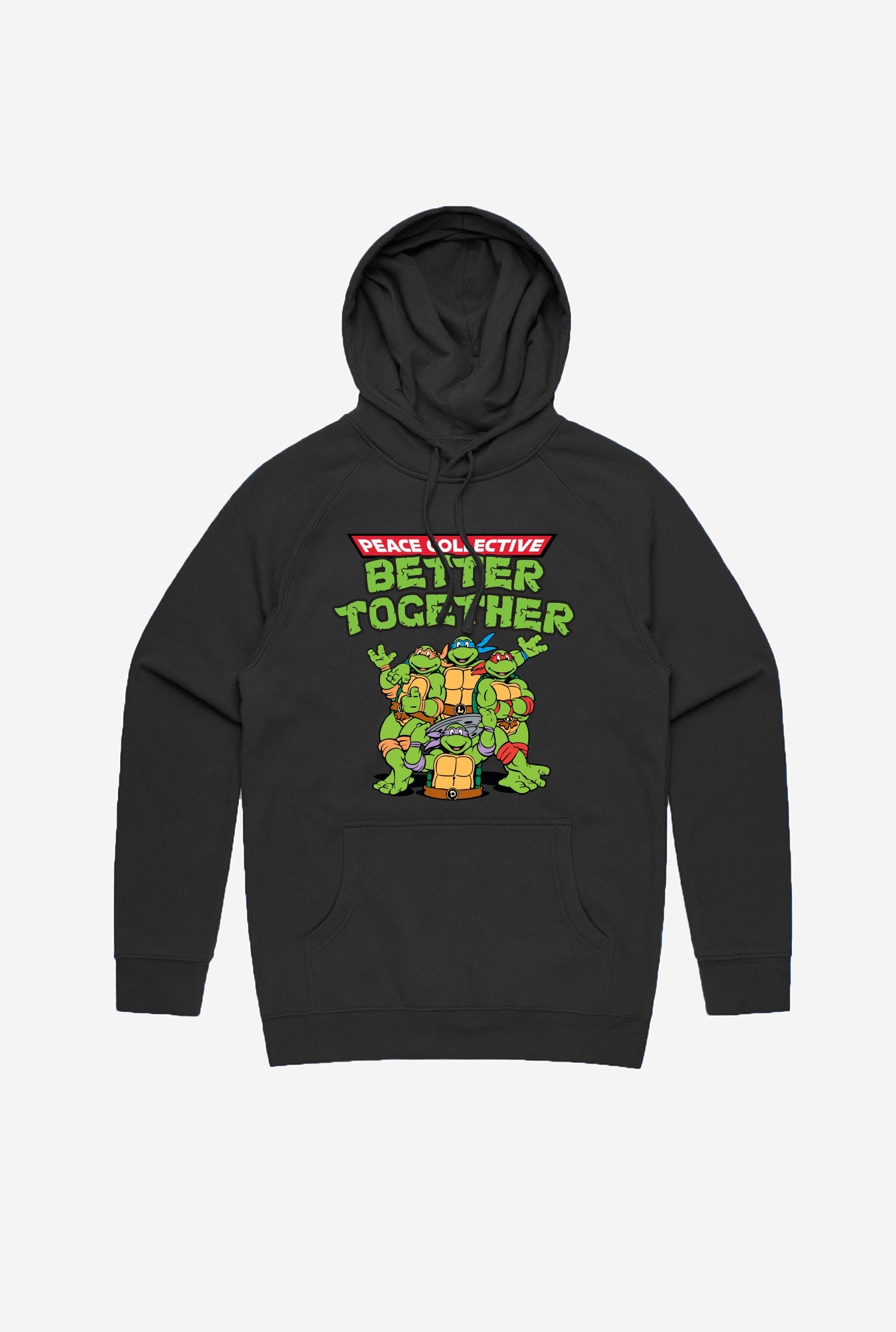 P/C X Tmnt Better Together Hoodie – Black