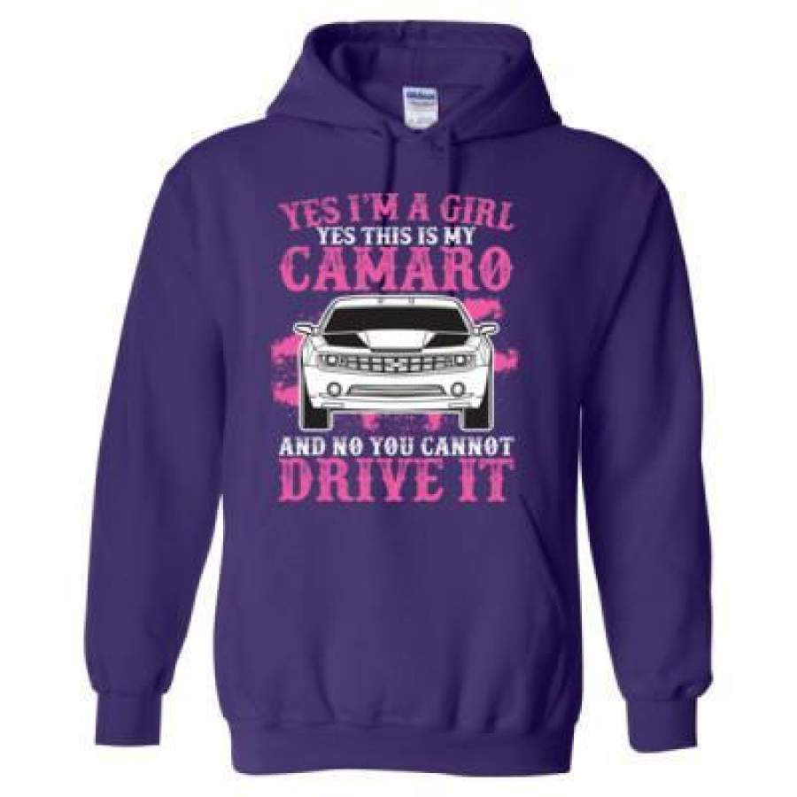 AGR Yes I Am A Girl Yes This Is My Cameron And No You Cannot Drive It – Heavy Blend™ Hooded Sweatshirt