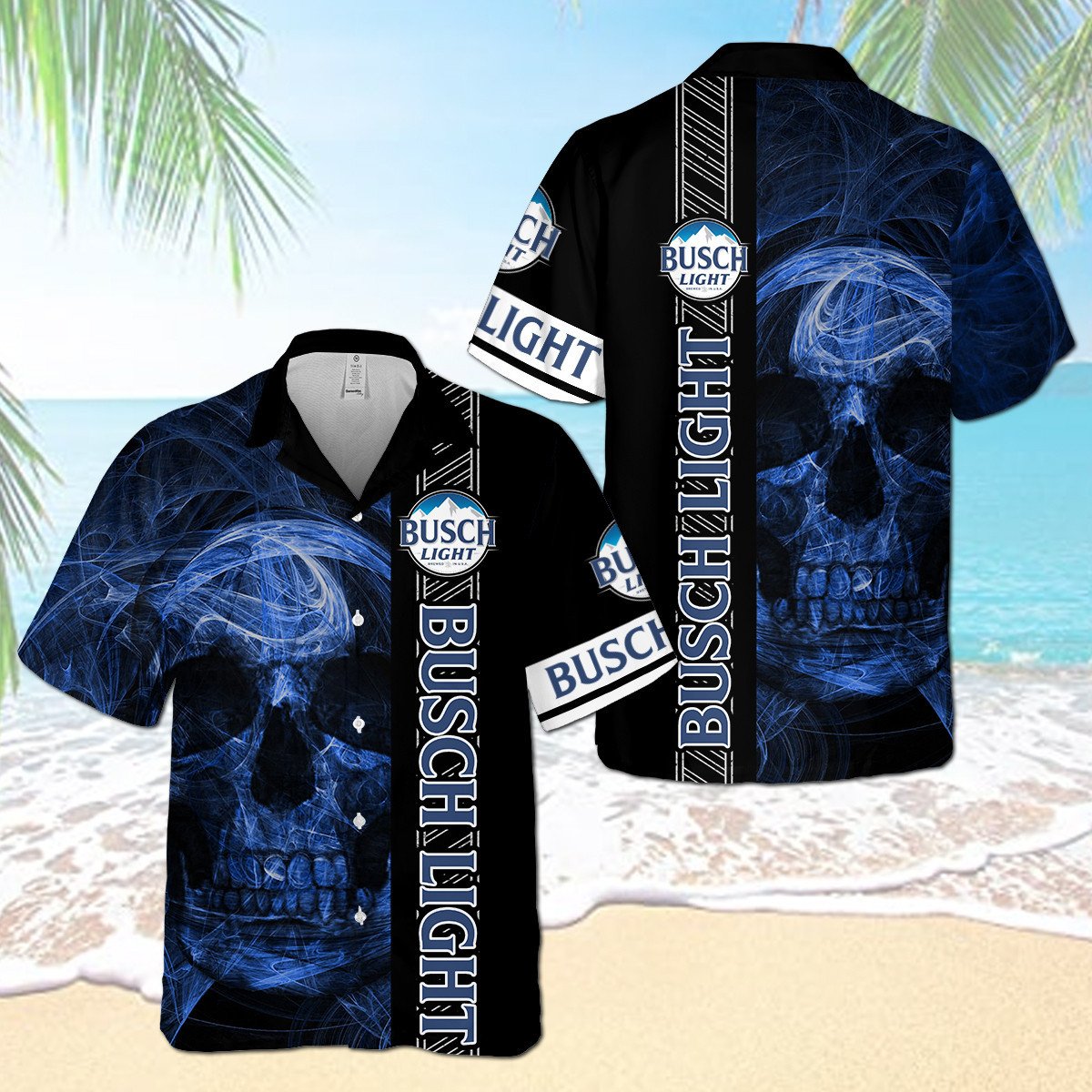 Bsh Skull Hawaii Shirt Ha47488