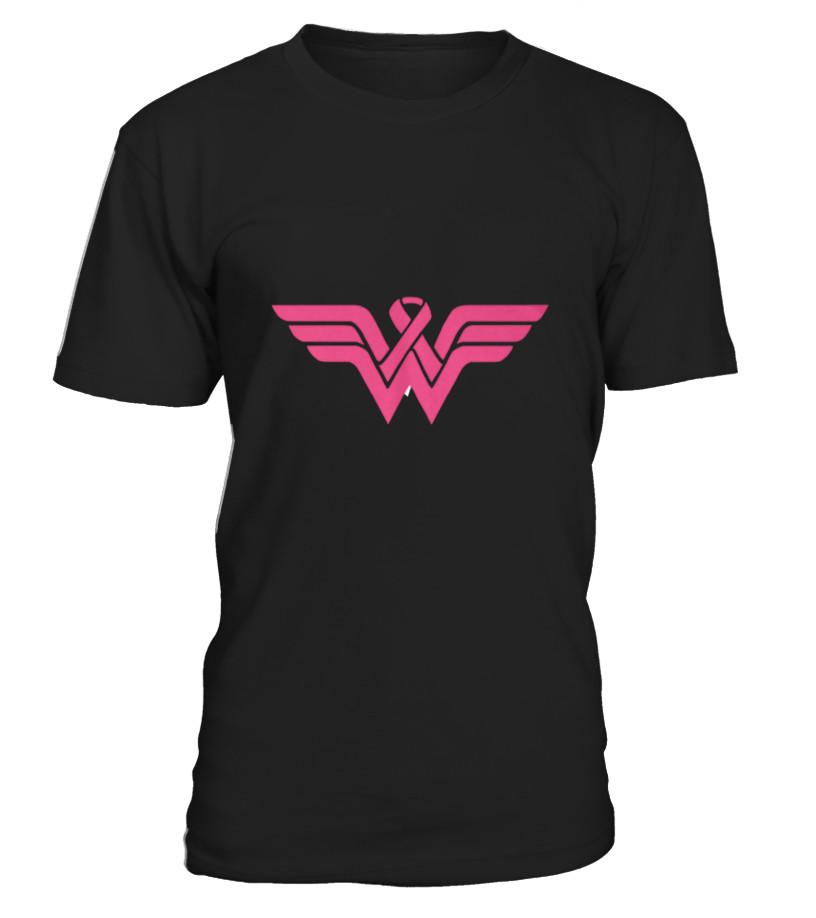 Wonder Woman Survivors Breast Cancer Awareness Wonder Women T Shirts C-Xr94K