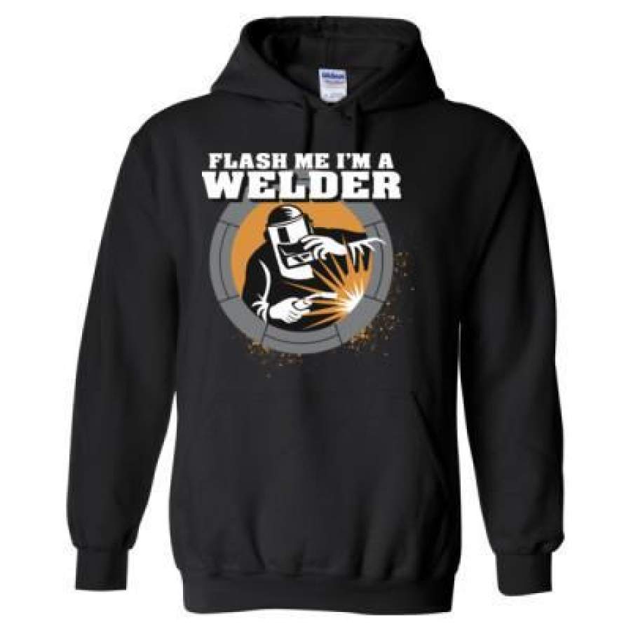 AGR Flash Me I Am A Welder – Heavy Blend™ Hooded Sweatshirt