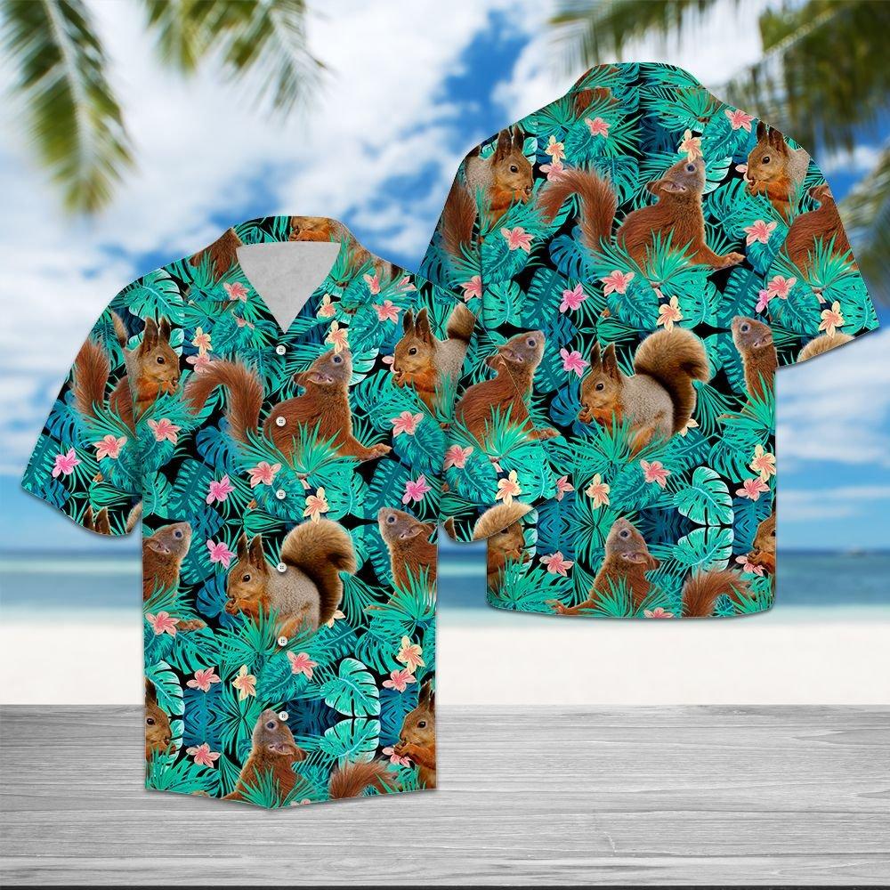 Squirrel Hawaiian Shirt Summer Camp Cute Gifts For Best Friend Ha103185