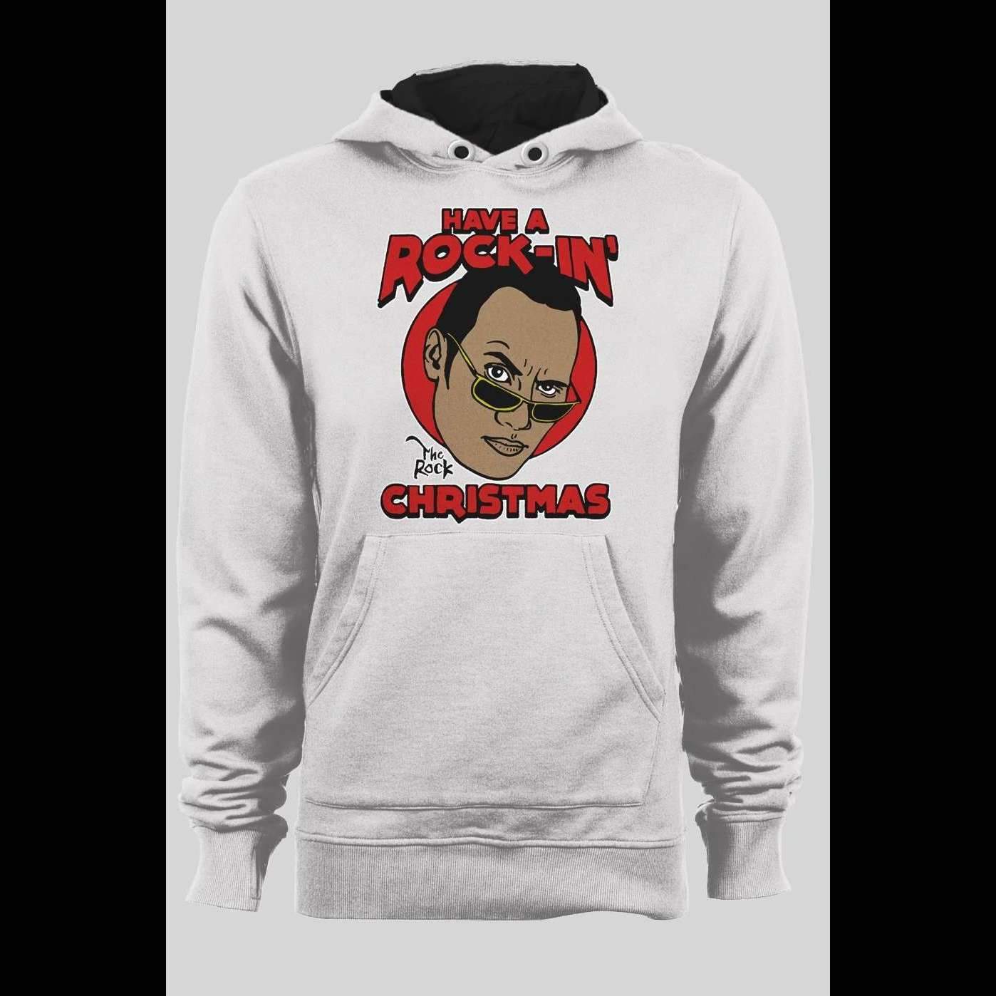 THE ROCK “HAVE A ROCKIN’ CHRISTMAS” WINTER PULL OVER HOODIE