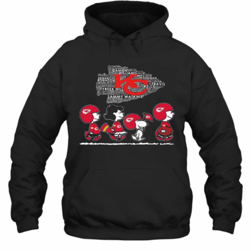 The Peanuts Kansas City Chiefs Team Football Hoodie