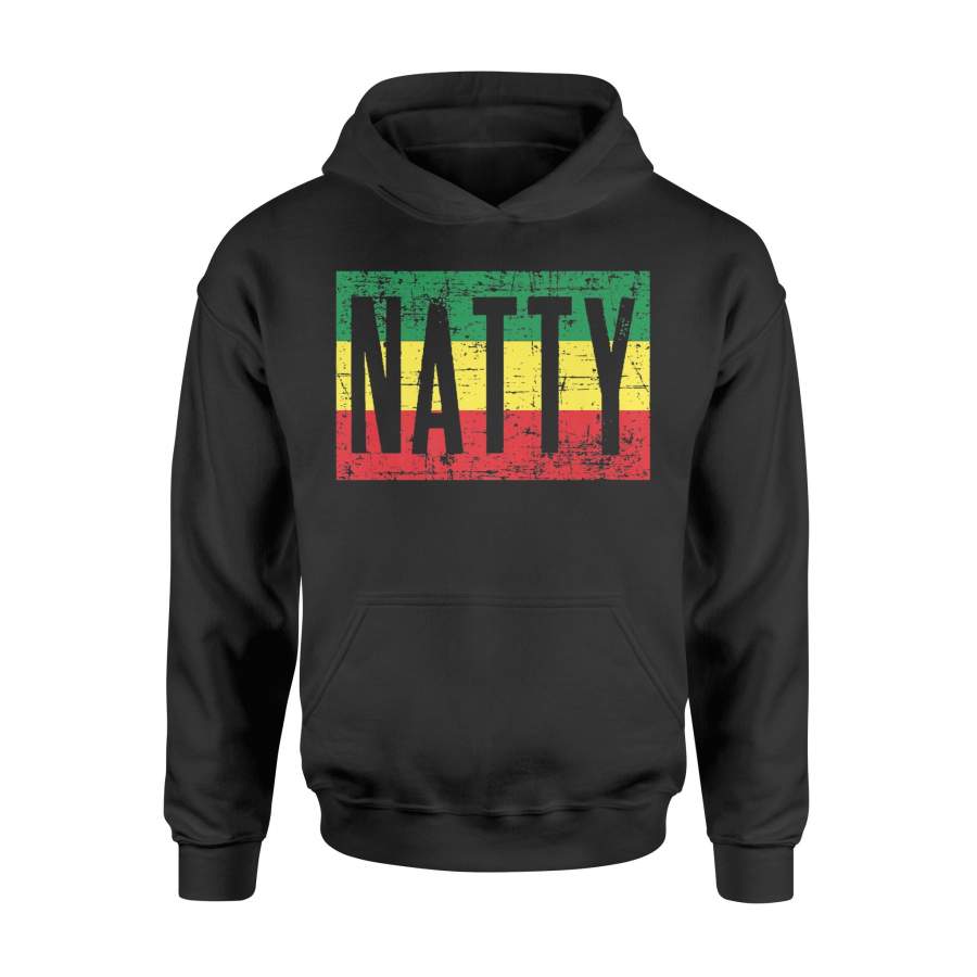 African Flag Rasta Jamaican Rastafarian Reggae Fan Hoodie